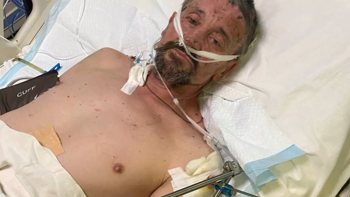 Николай Закотюк на больничной койке / Фото из Facebook Ровенская областная ассоциация футбола