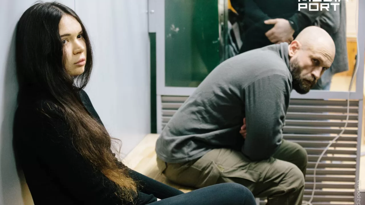 Олена Зайцева та Геннадій Дронов у Київському райсуді Харкова, 2019 рік / Фото: MediaPort