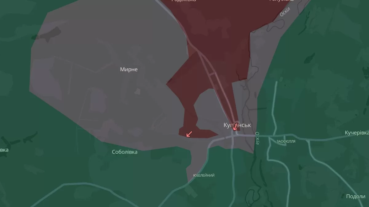 Куп’янськ. Мапа DeepState