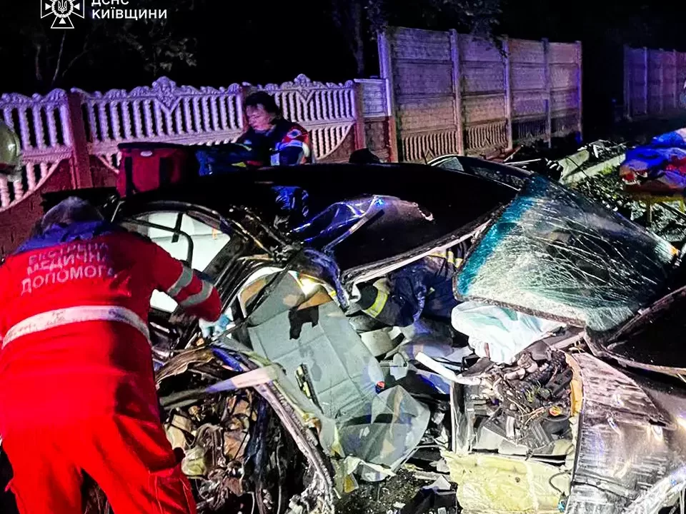 В Киевской области спасатели достали из авто тело погибшего подростка / Фото: ГСЧС