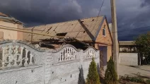 Damaged house in the Nikopol district / Photo: Dnipropetrovsk Regional State Administration