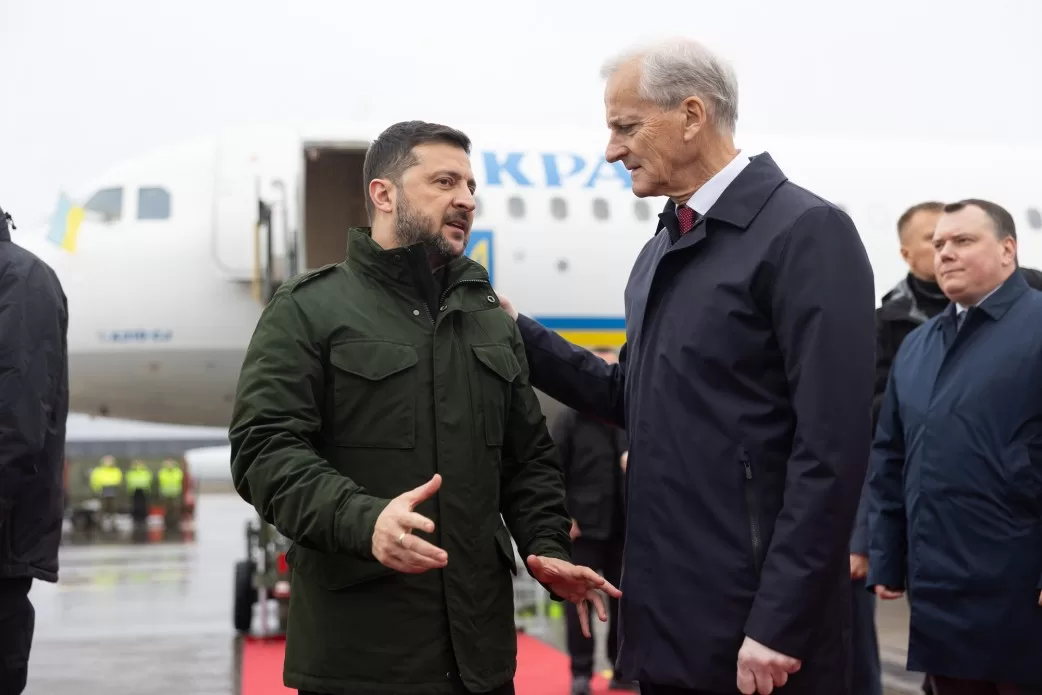 President Volodymyr Zelenskyy and Prime Minister of Norway Jonas Gahr Støre during a meeting in Oslo / Photo: OP