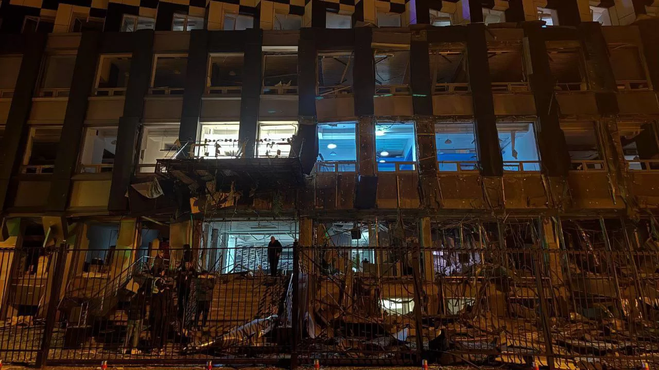 Наслідки нічної атаки на Київ / Фото ДСНС