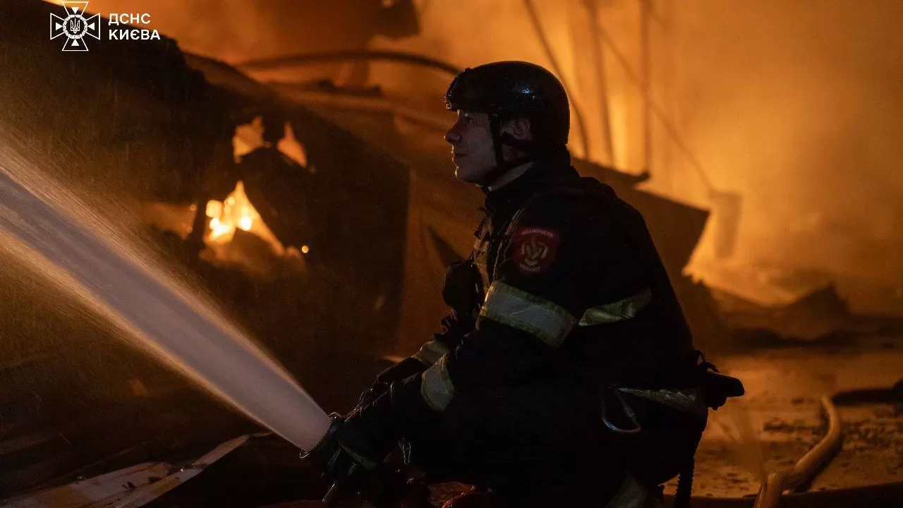 Nine people were injured during the Russian attack at night / Photo by the State Emergency Service