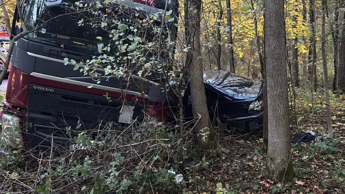 ДТП произошло около 5:30 утра в населенном пункте Затыле на национальной трассе №17 / Фото из Facebook Policja Lubelska