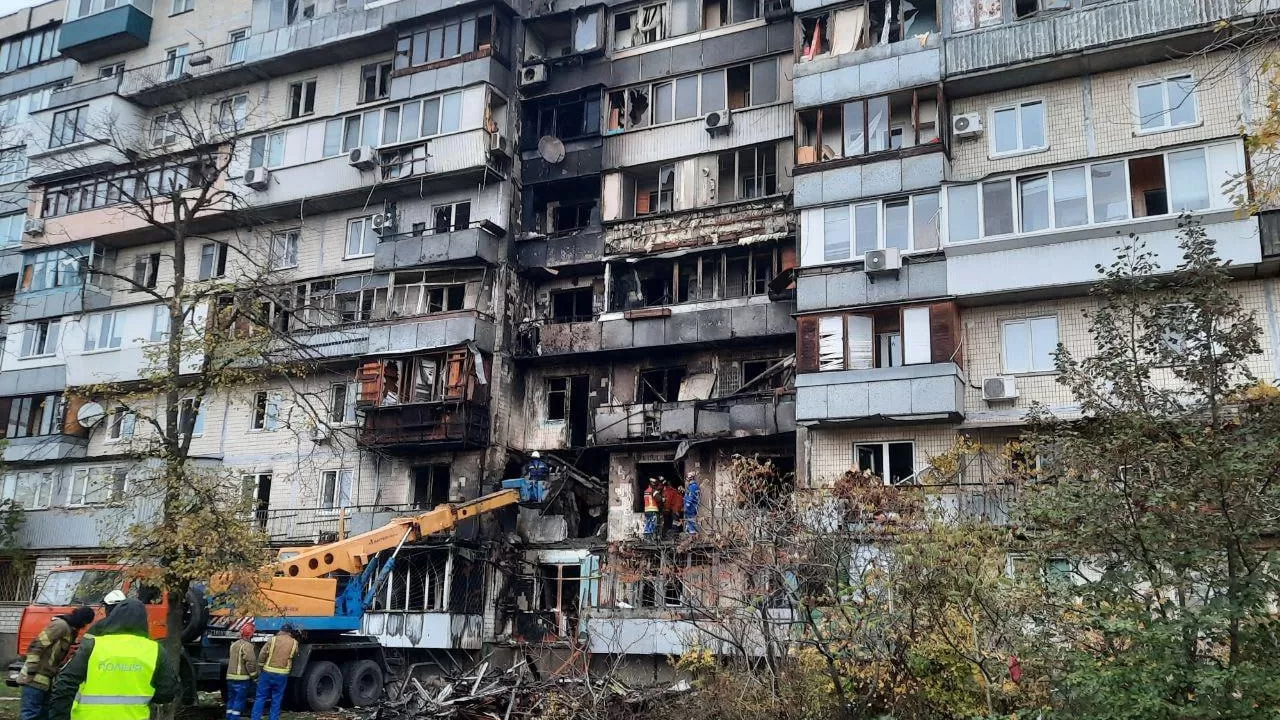 Consequences of the night attack on Kyiv on October 26, 2025 / Photo: Kyiv СМA