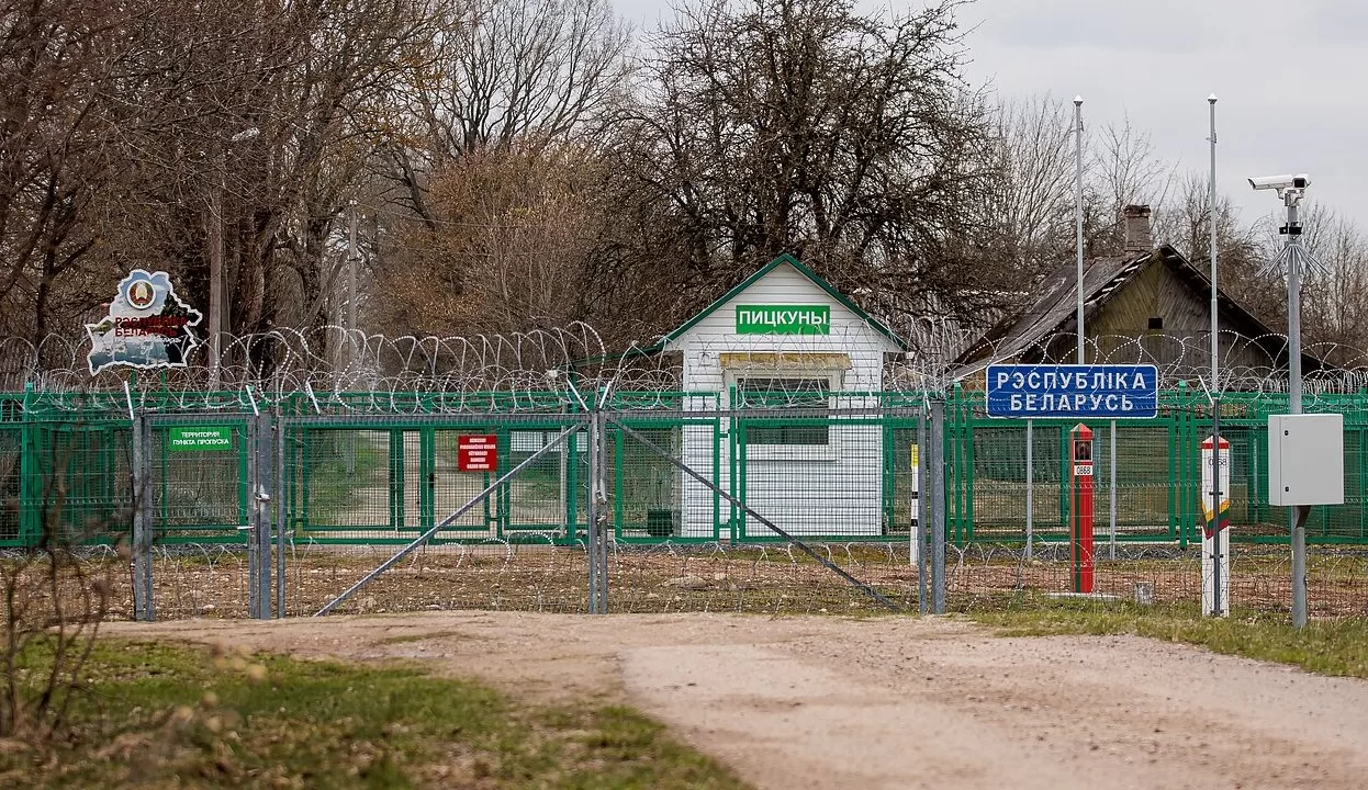 Литовсько-білоруський кордон / Фото: LRT