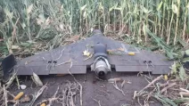 A “jet-powered” Shahed drone was reportedly neutralized by electronic warfare systems / Photo from social media