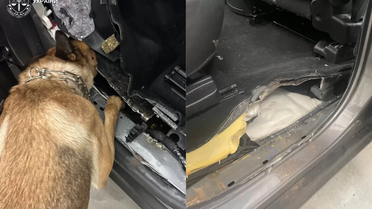 Наркотики в автомобиле / Фото: Львовская областная прокуратура