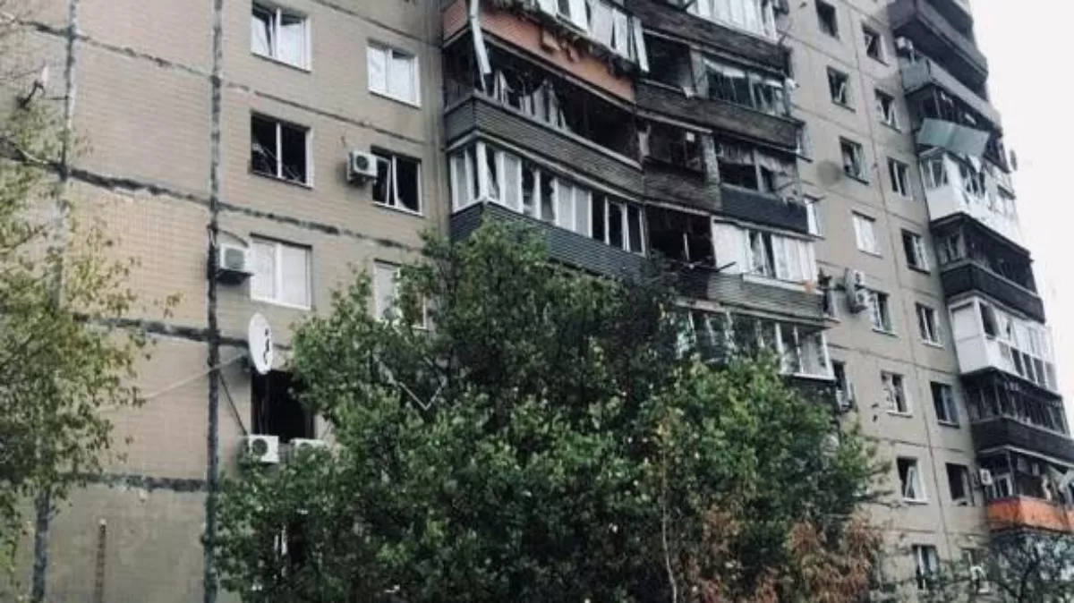 Попадание произошло по открытой местности / Фото Краматорский городской совет