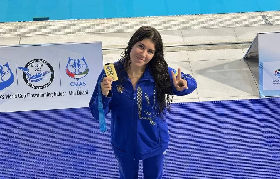 Veronika Vorobyova / Photo: Ukrainian Federation of Underwater Sports and Activities