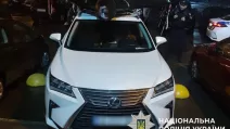 "Шахед" на крыше авто в Киеве / Фото: Полиция Киева