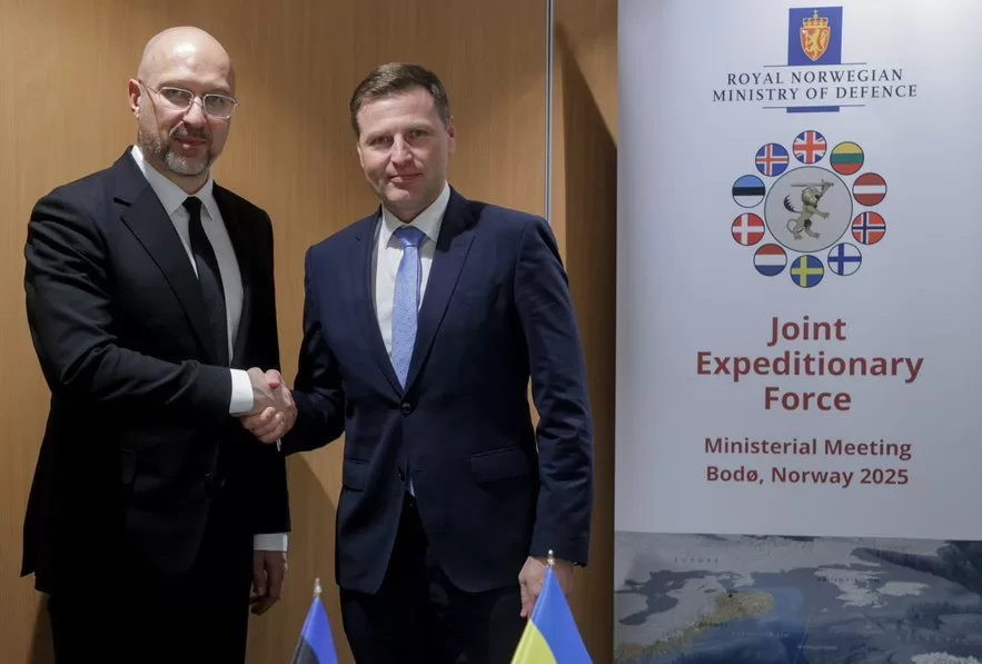 Denys Shmyhal and Hanno Pevkur / Photo: x.com/Denys_Shmyhal