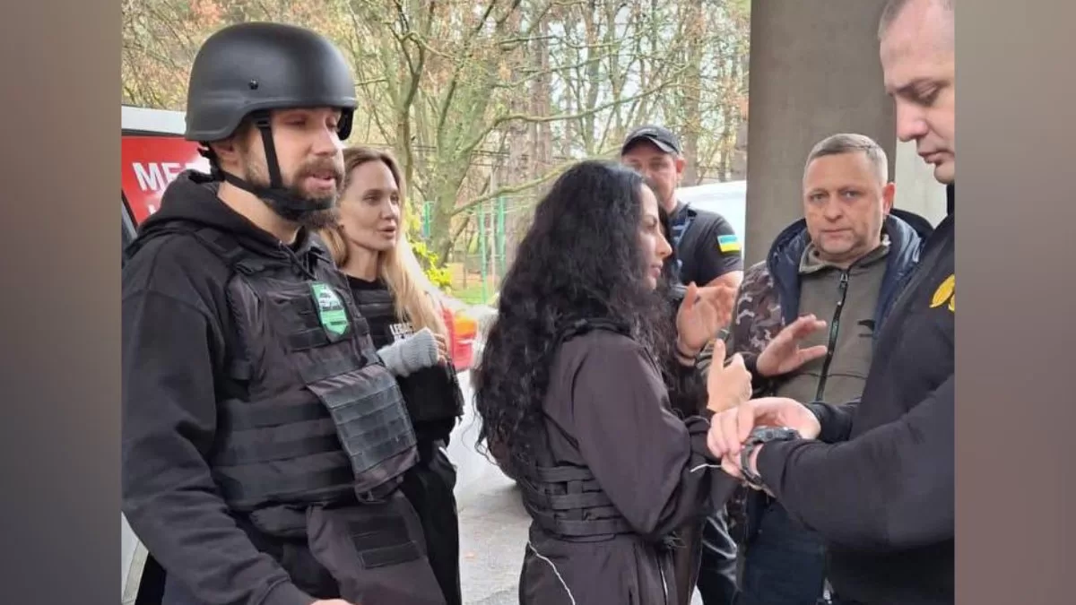 Анджеліна Джолі в Миколаєві / Фото із соцмережі