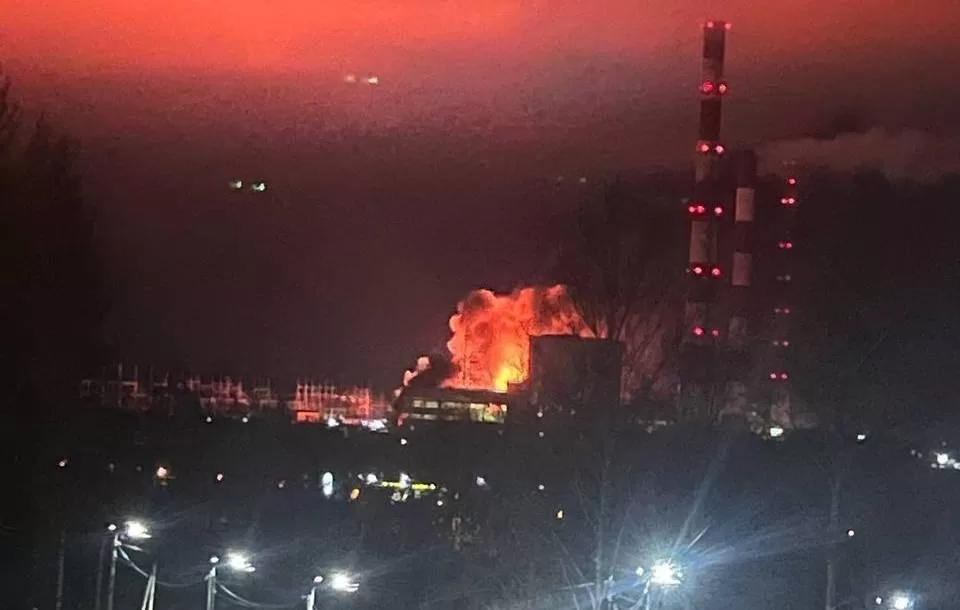 Пожежа на Костромській ДРЕС / Фото: Exilenova+