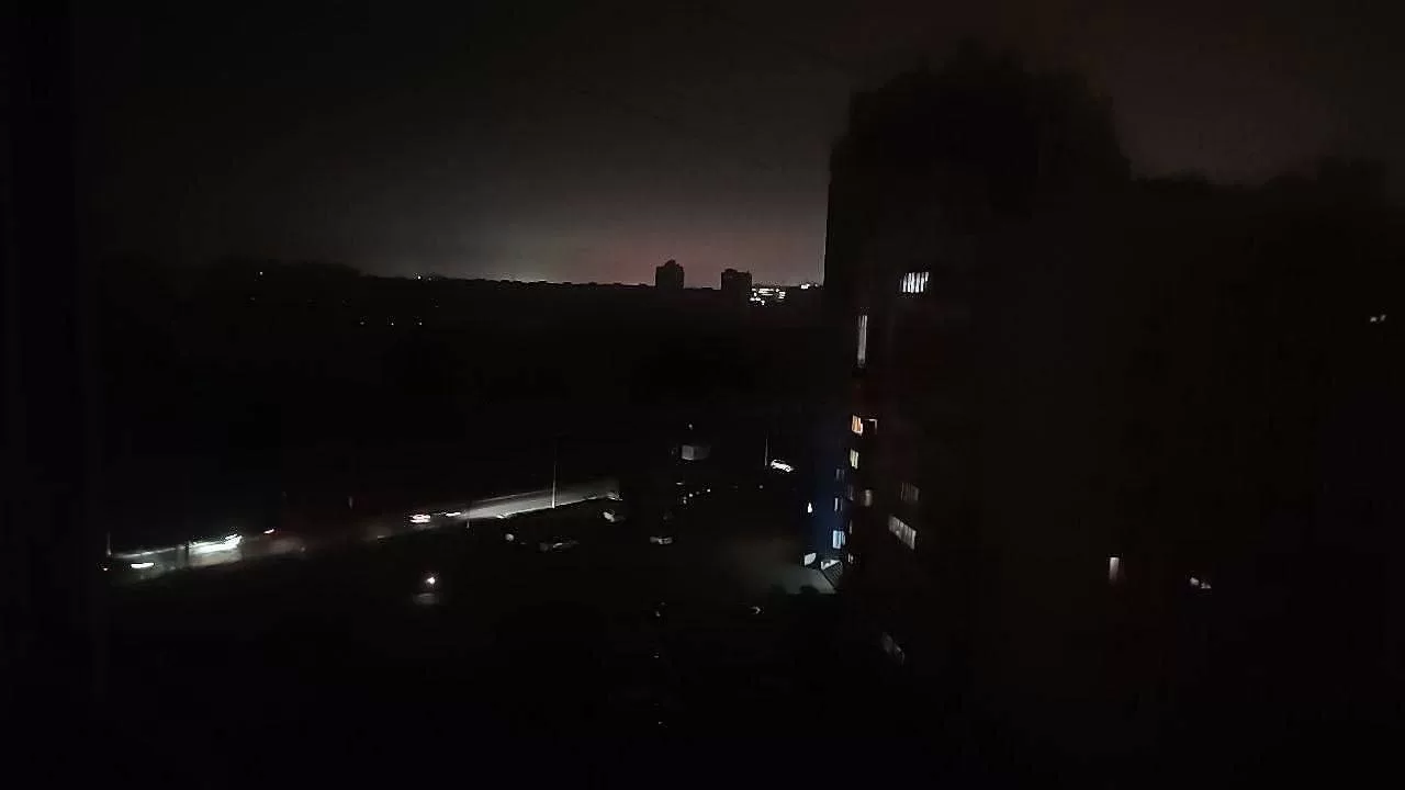 У Бєлгороді блекаут / Фото з соцмережі