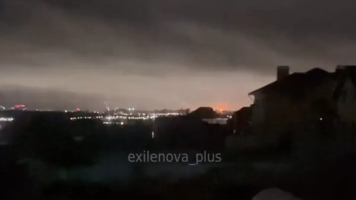 Атака на Воронезьку ТЕЦ-1 / Скріншот відео