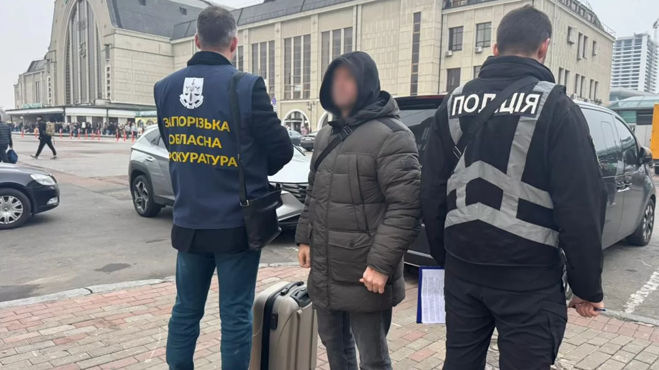 Затримання селищного голови із Запорізької області / Фото: ГУНП в Запорізькій області