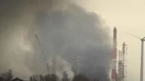 Дым на НПЗ в Оренбургской области в России / Фото: Генштаб ВСУ