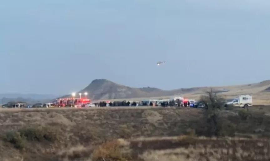 Місце авіакатастрофи в Грузії / Фото: TV.IMEDI