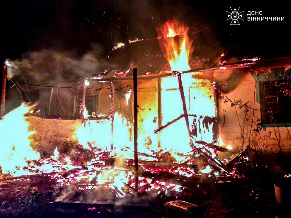 Пожежа на Вінниччині / Фото: ДСНС
