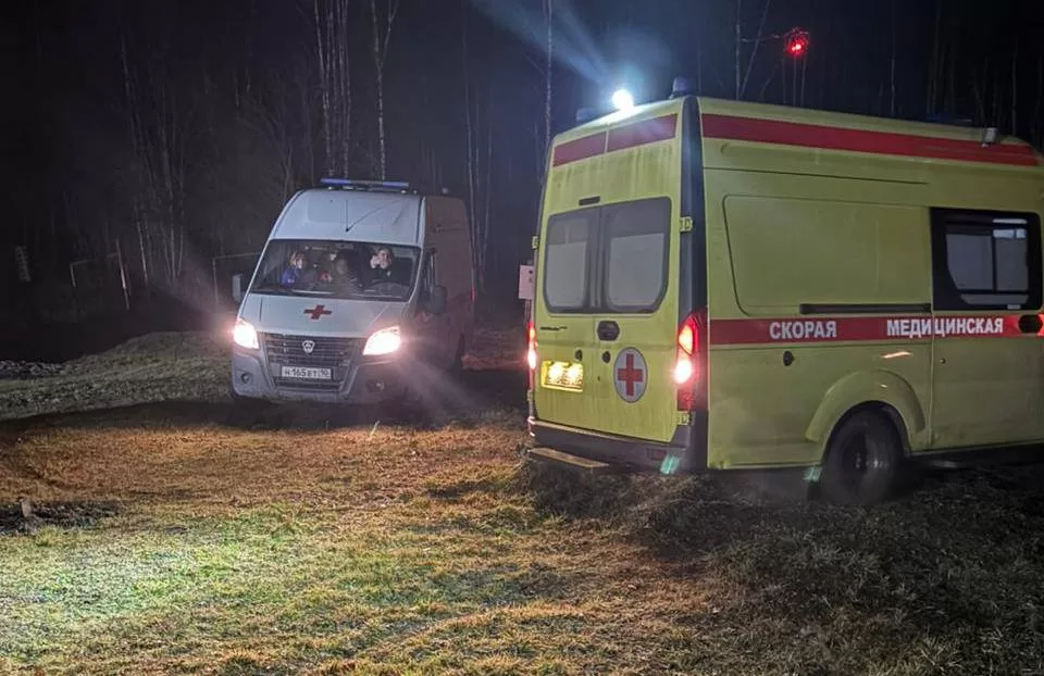 Місце падіння Су-30 в Карелії / Фото: t.me/AParfenchikov