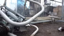 The consequences of the Russian strike on an energy facility / Screenshot