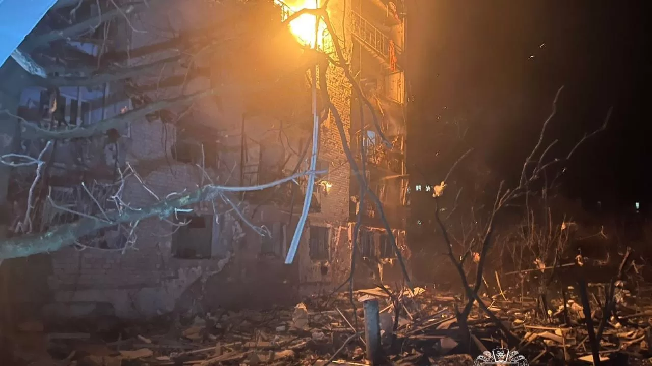 Russian troops struck the centre of Balakliya with two missiles / Photo: Kharkiv Regional State Administration