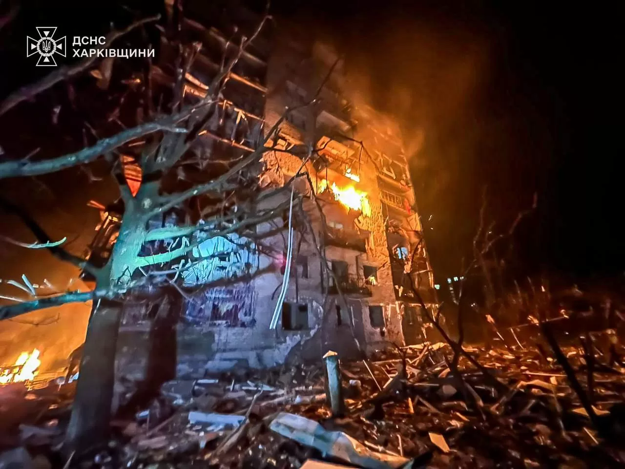 ДСНС оприлюднила фото наслідків удару по Балаклії