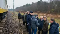 Donald Tusk at the scene of a sabotage on a railway in Poland / Photo: x/TomaszSiemoniak