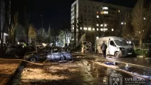Damaged houses and cars in Kharkiv on November 19 / Photo: Kharkiv Regional Military Administration