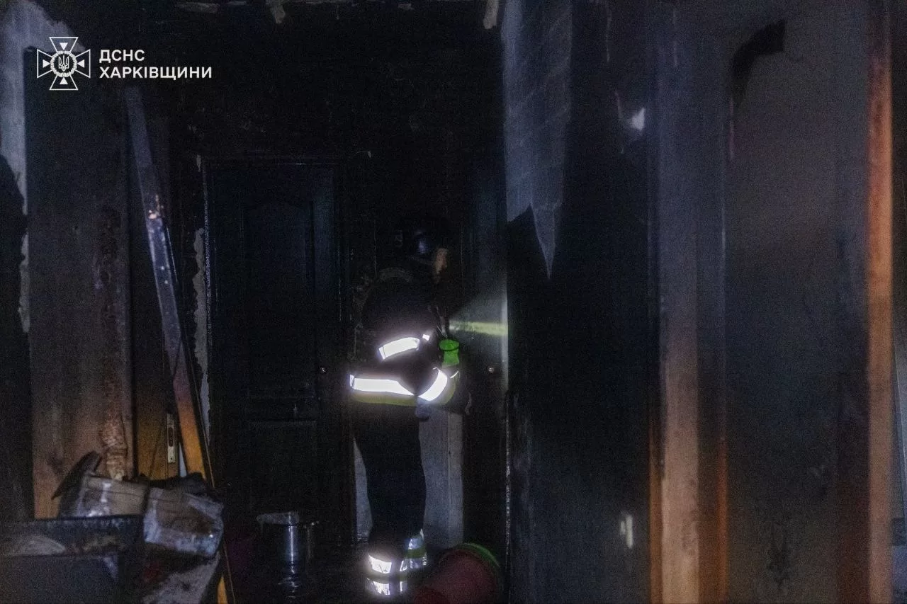 У Харкові на пожежі у багатоповерхівці загинув чоловік