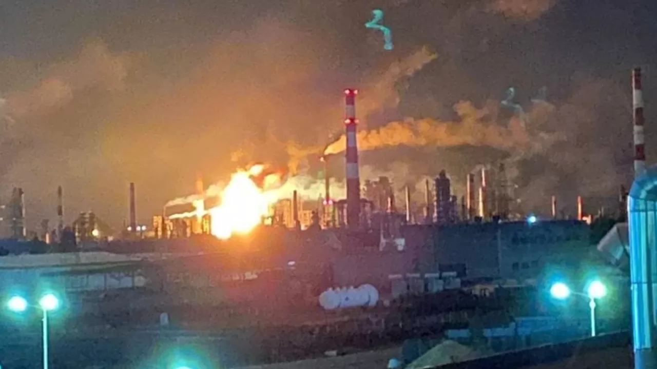 Пожежа на Рязанському НПЗ / Архівне фото: Exilenova+
