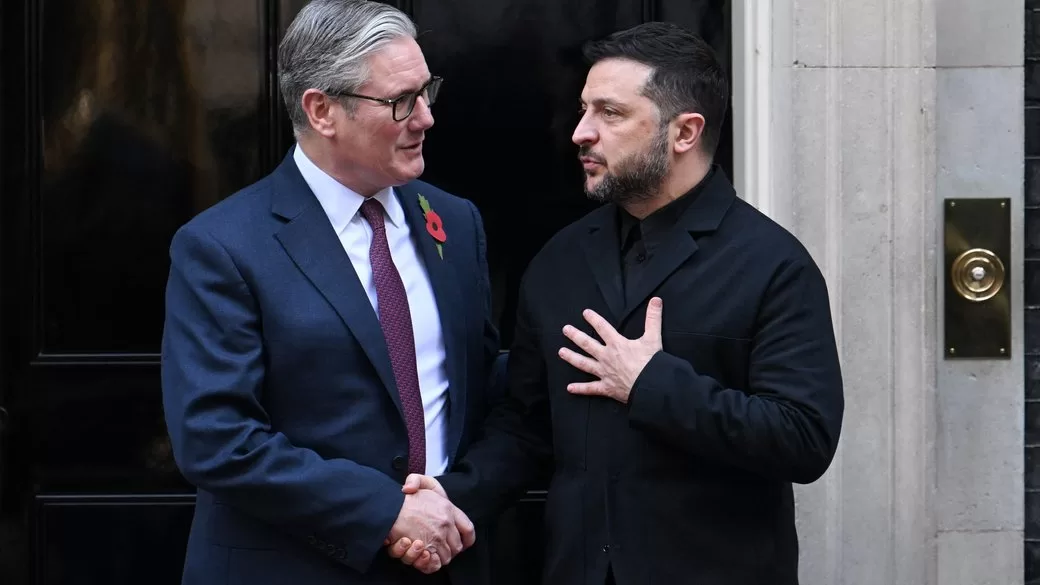 British Prime Minister Keir Starmer and Ukrainian President Volodymyr Zelenskyy at 10 Downing Street, London, UK, October 24, 2025 / Photo: REUTERS/Jaimi Joy