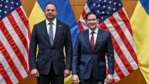 Head of the Presidential Office Andriy Yermak and US Secretary of State Marco Rubio / Photo from Telegram @ermaka2022