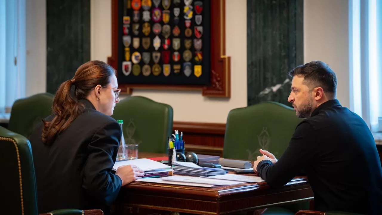 Yulia Svyrydenko and Volodymyr Zelenskyy / Photo: t.me/V_Zelenskiy_official