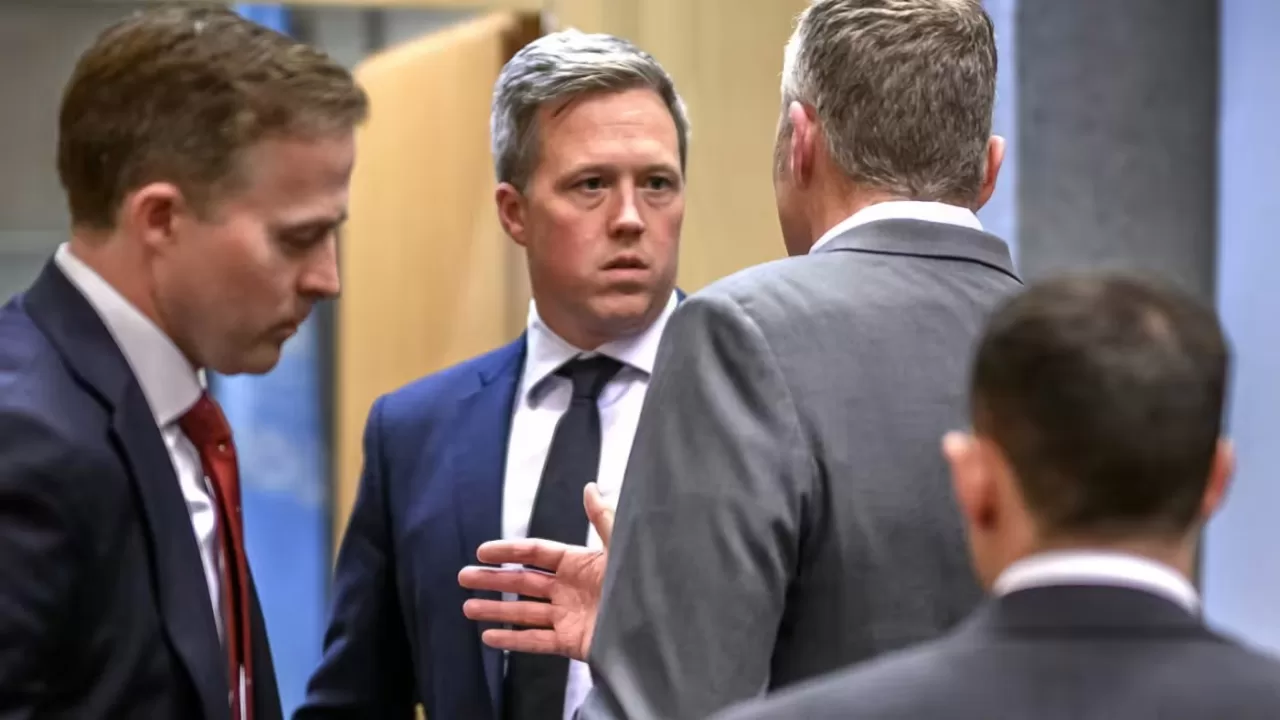 Министр Сухопутных войск США Дэн Дрисколл (в центре) также участвовал в переговорах в Женеве в минувший уик-энд / Фото AFP