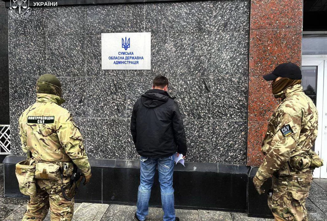 Задержание агента РФ в Сумах / Фото: Сумская областная прокуратура