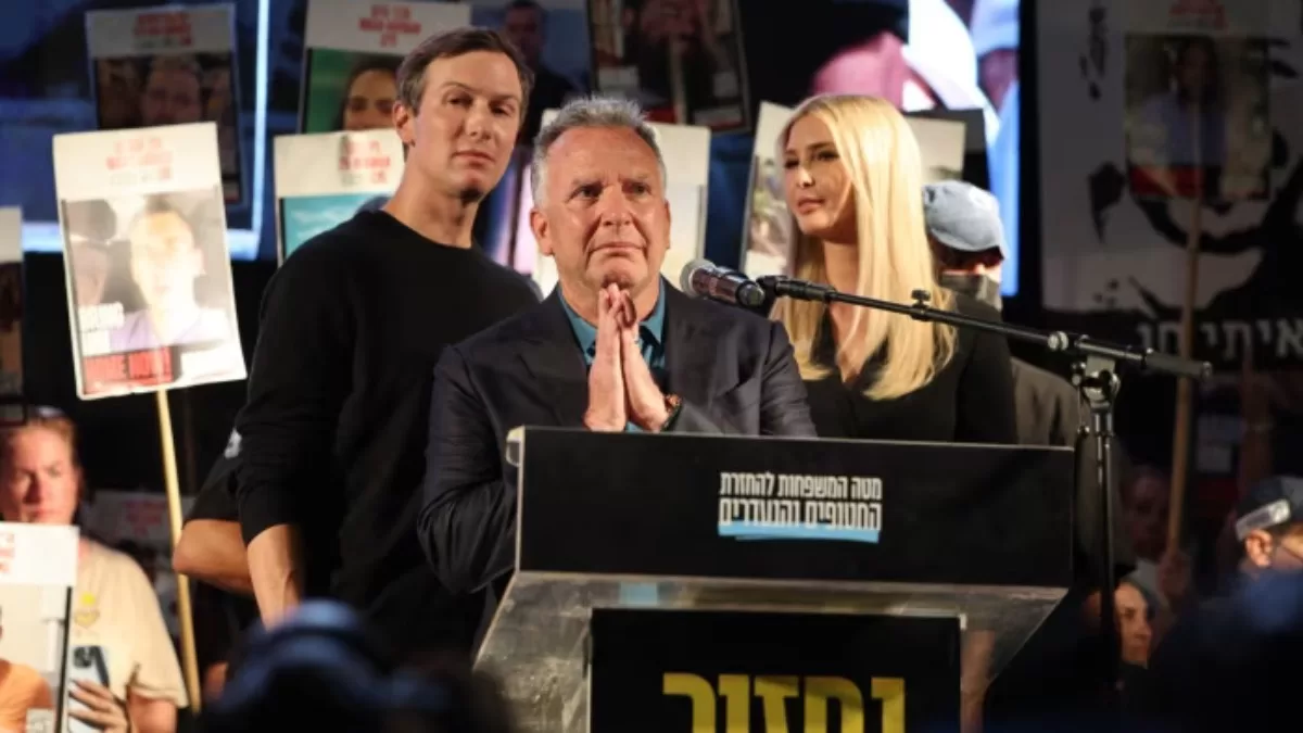 Джаред Кушнер, Стив Уиткофф и Иванка Трамп / Коллаж Financial Times