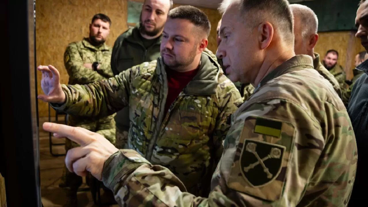 Александр Сырский на Покровском направлении / Фото: Генштаб ВСУ
