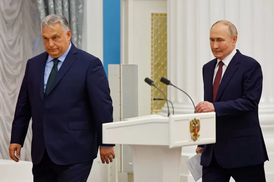 Виктор Орбан и Владимир Путин / Фото: REUTERS