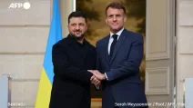 Зеленський і Макрон / Фото AFP