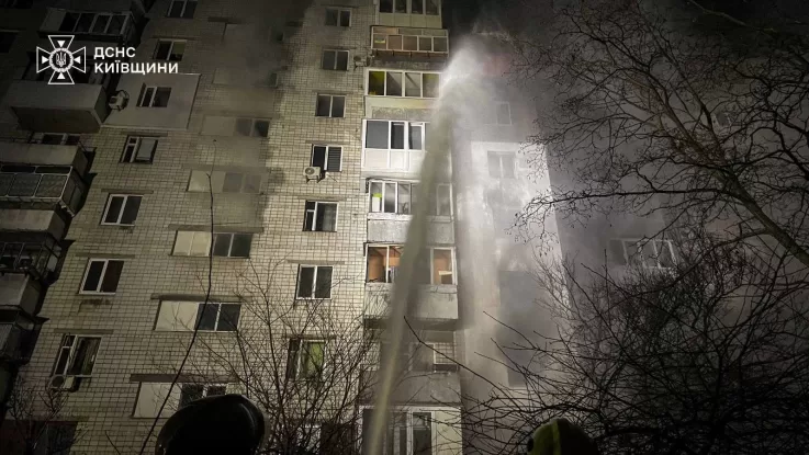 Атака дронами по Вишгороду: один загиблий і 19 поранених, серед них четверо дітей