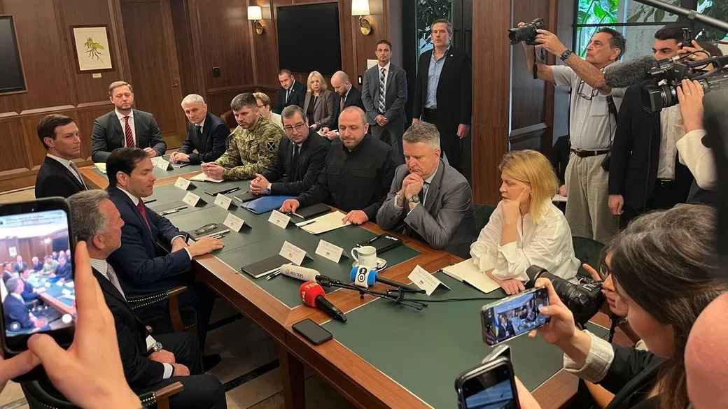 Встреча делегаций США и Украины / Фото: Суспільне