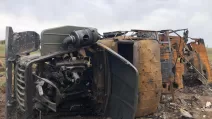 Знищений російський "Урал" / Фото: t.me/lost_warinua