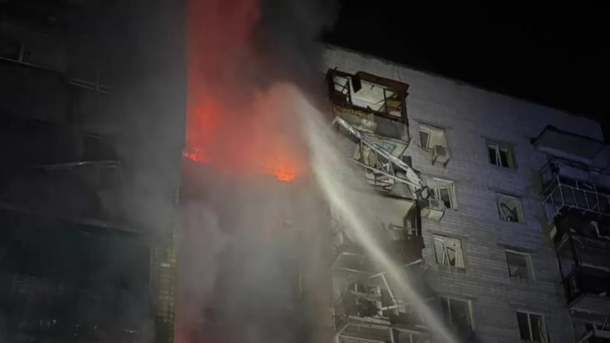 One of Fire Point's employees was killed in the strike in Vyshgorod, and his family members are in serious condition / Photo from X @DenShtilierman