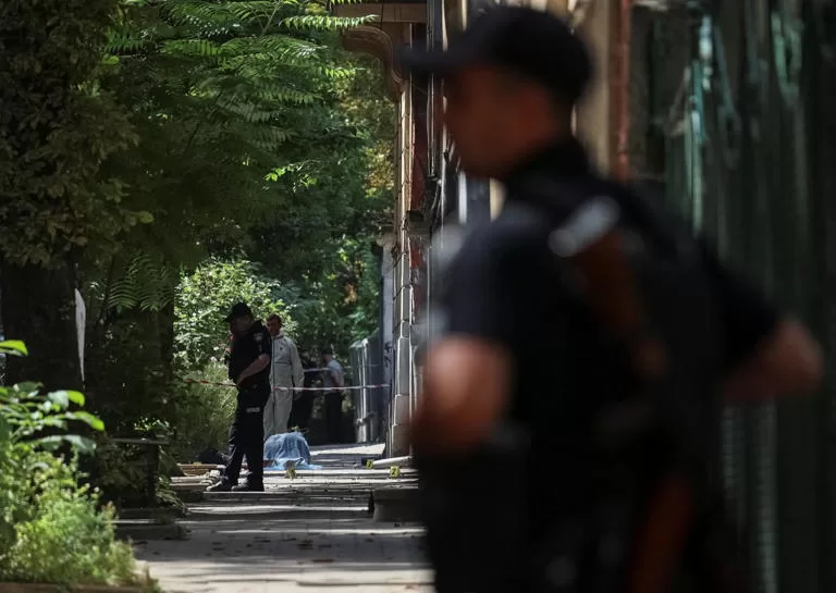 Место убийства Андрея Парубия / Фото: Reuters