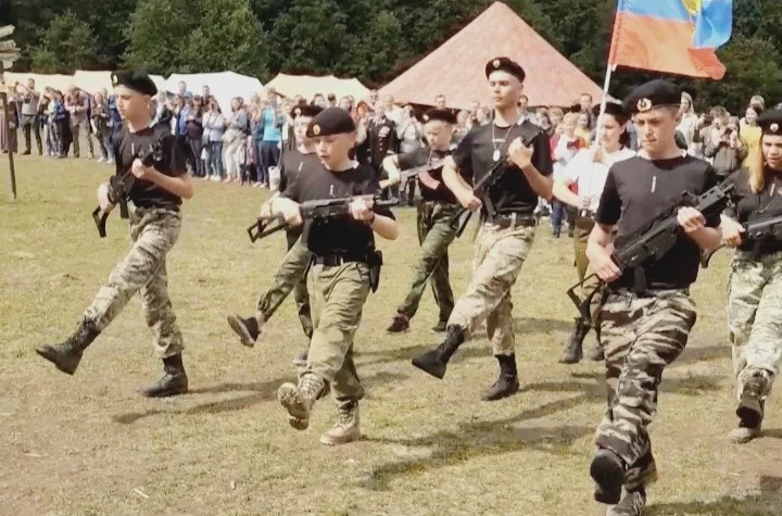 Дитячий військовий табір у РФ / Фото: РосЗМІ