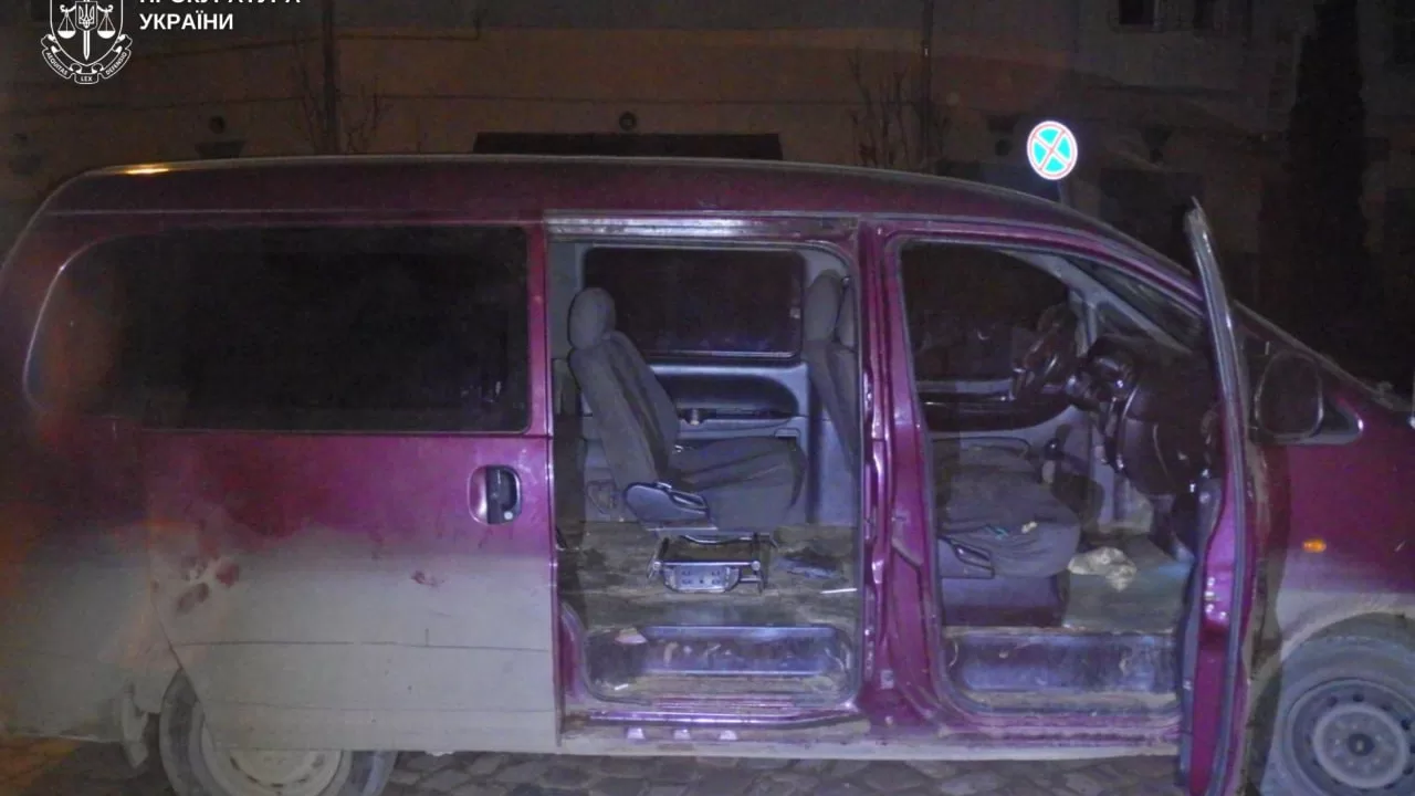 Микроавтобус группы ТЦК / Фото: Львовская областная прокуратура