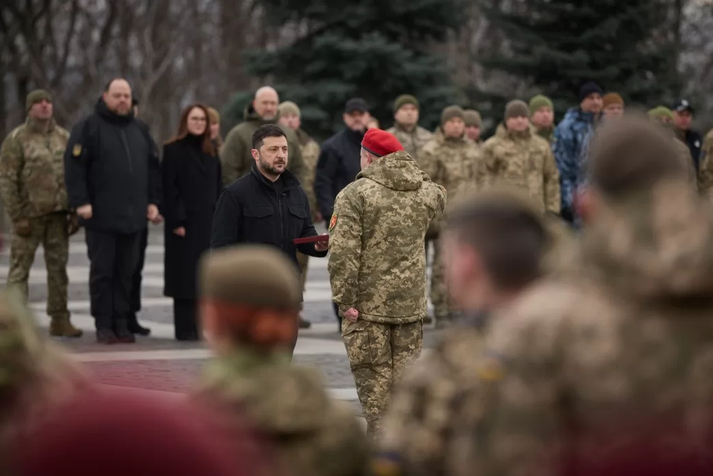Президент поздравил воинов с Днем Вооруженных Сил Украины / Фото: ОПУ